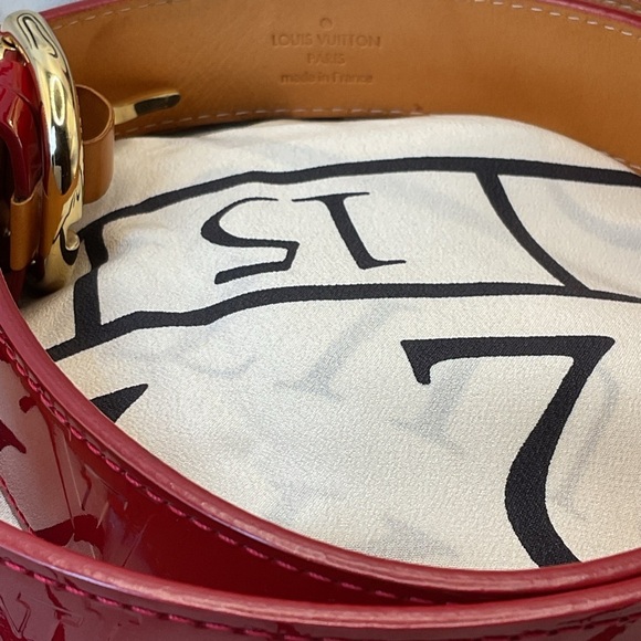 Louis Vuitton Red Monogram Vernis Belt main image 5